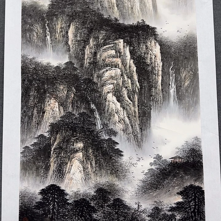 水彩书画作品多次