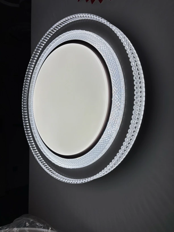 三色变光餐厅2025卧室主卧吸顶灯灯饰大气过道灯圆形客厅灯灯具