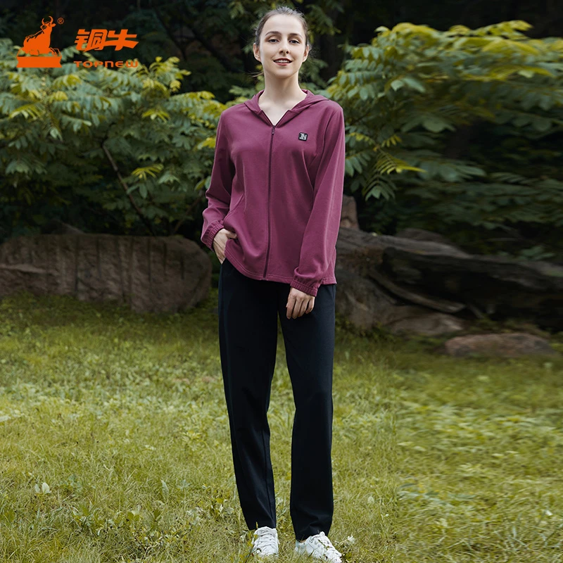 铜牛珠粒棉锥形女裤 秋冬女士休闲裤修身时尚长裤女VK201