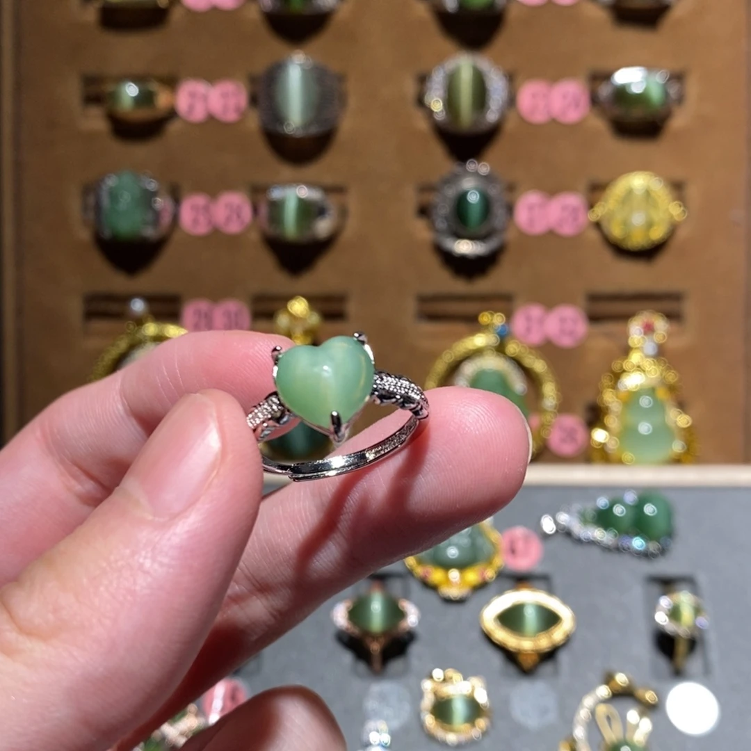 和田玉未镶嵌戒指