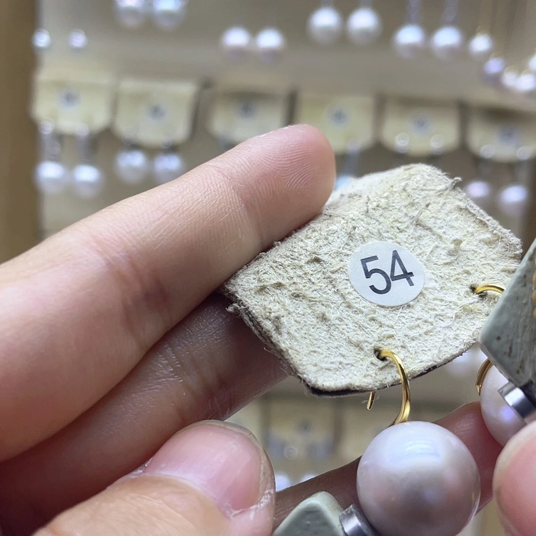 银S925镶嵌耳饰淡水珍珠