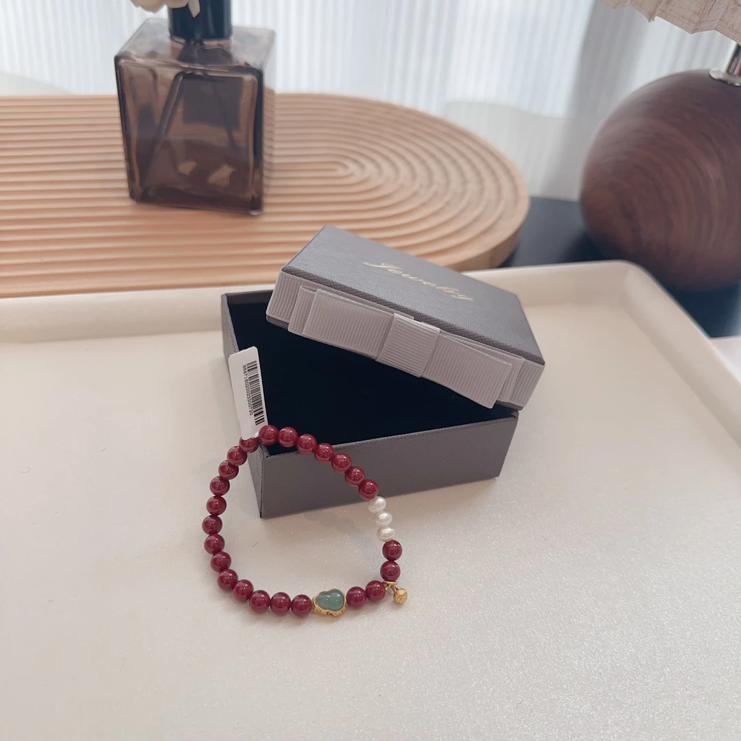 合金仿水晶手链 葫芦福禄护身本命年礼物葫芦手串半宝手链SL13