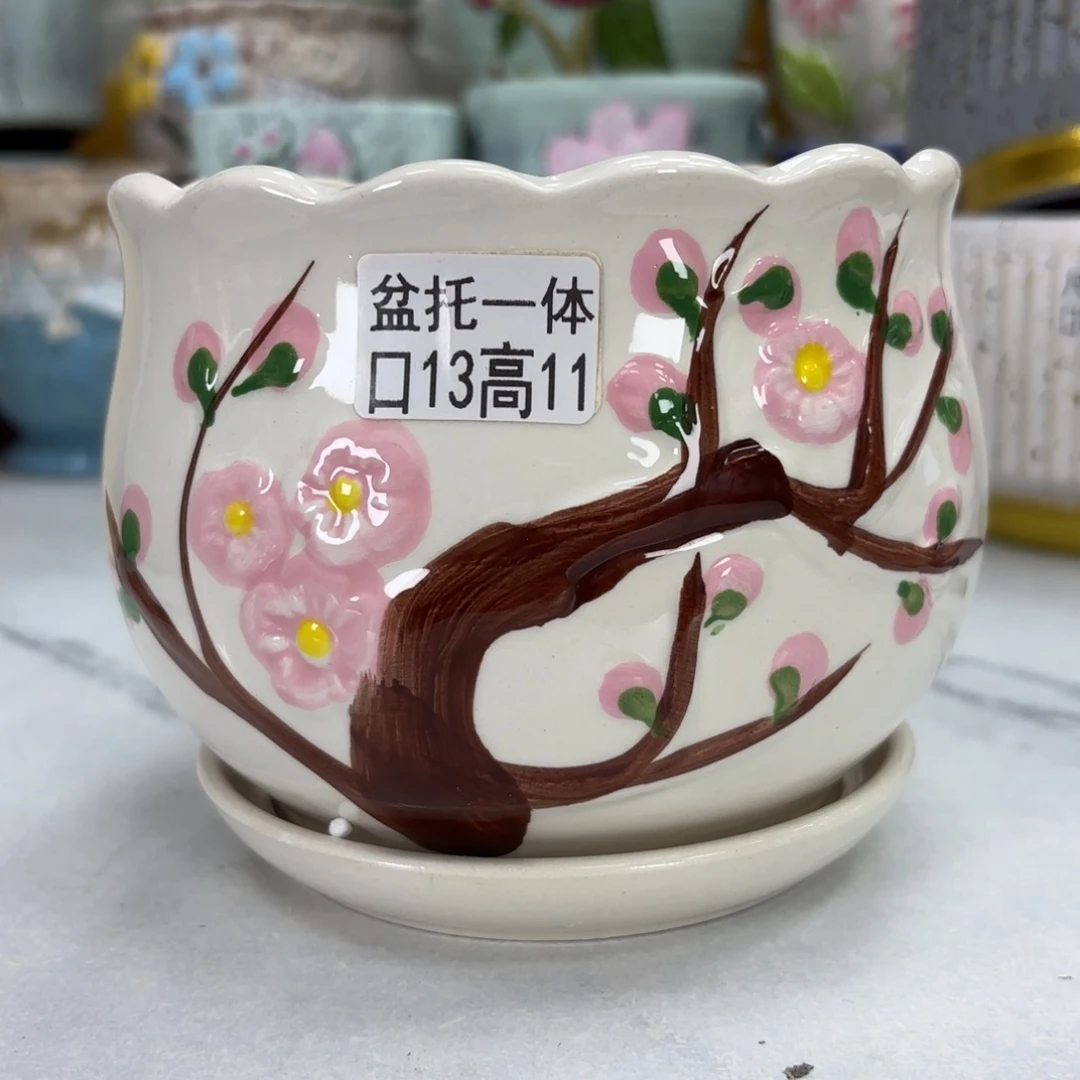 @夏西陶瓷花盆@@5886