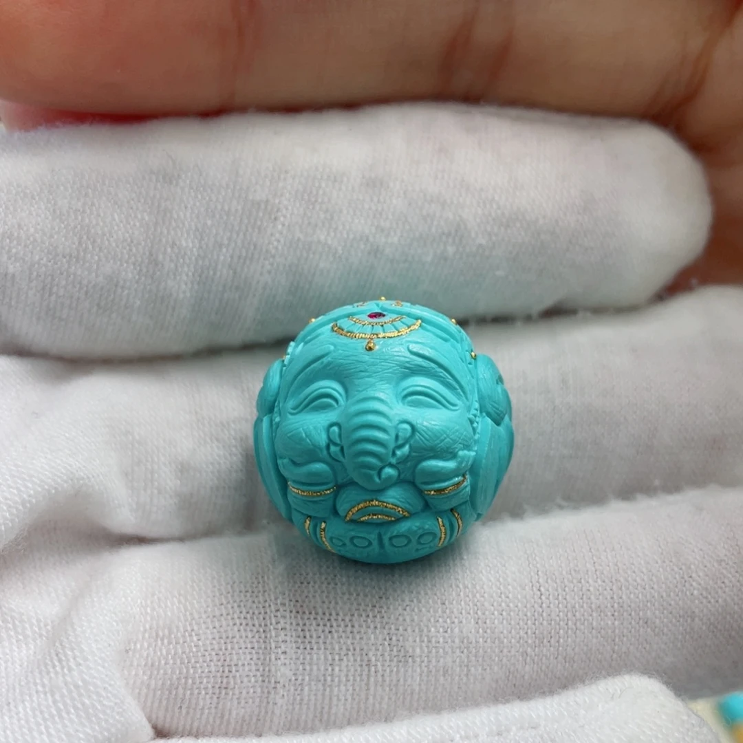 未镶嵌绿松石珠宝奇石