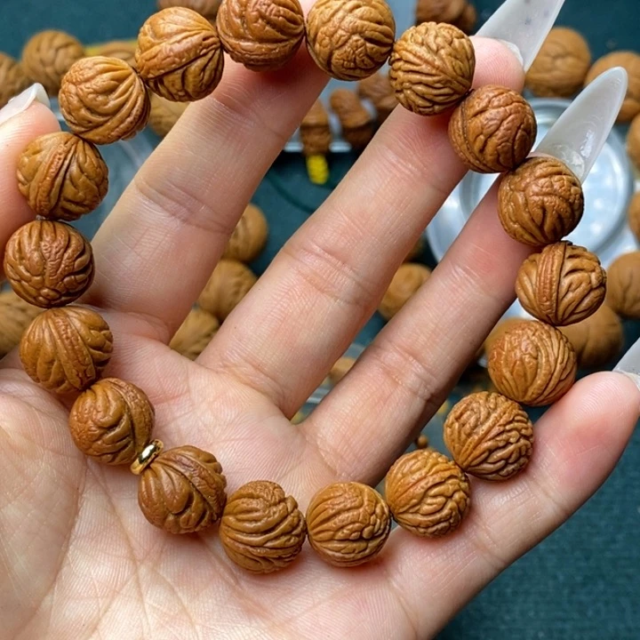 桃核吊坠秦岭龙纹桃核1.3