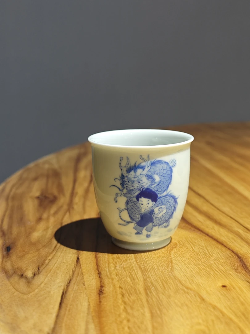 福利款 人物龙纹主人杯