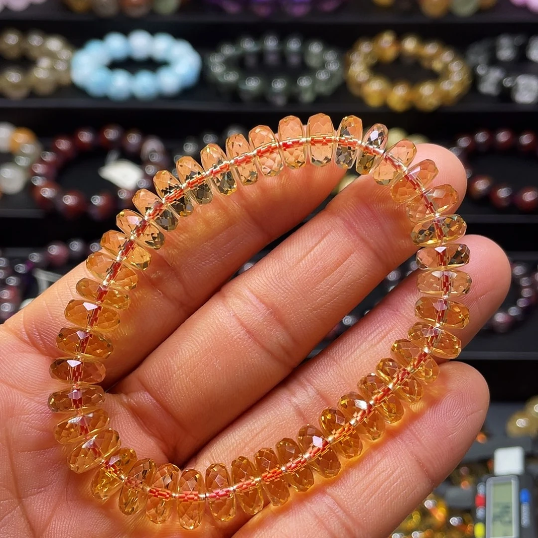 水晶未镶嵌手链巴西暴力黄