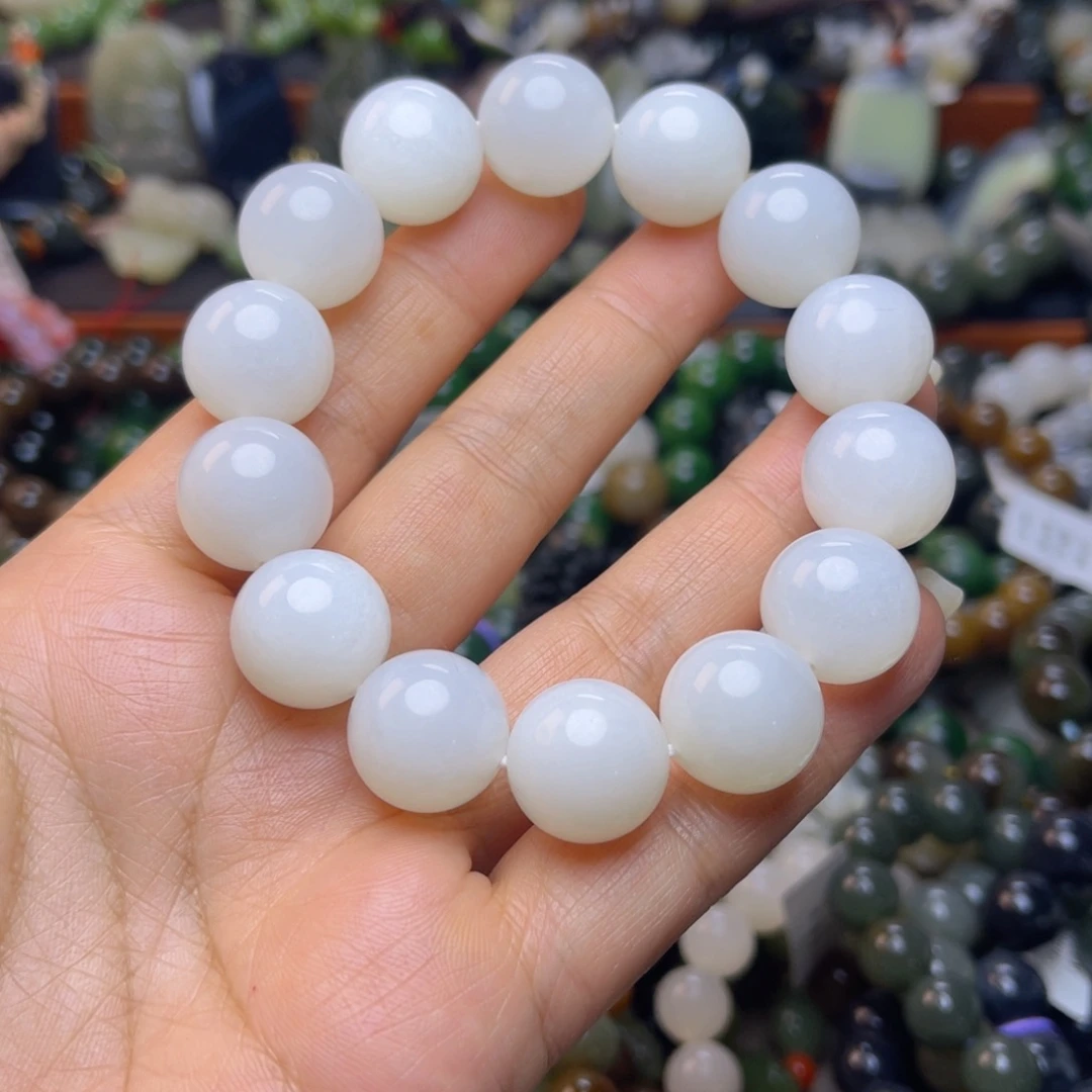 和田玉未镶嵌手链