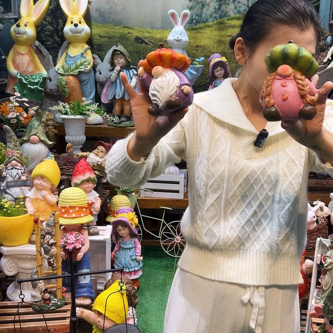 花园摆件红红火火