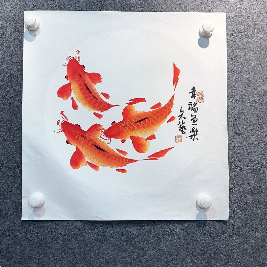 国画纯手绘系列画心