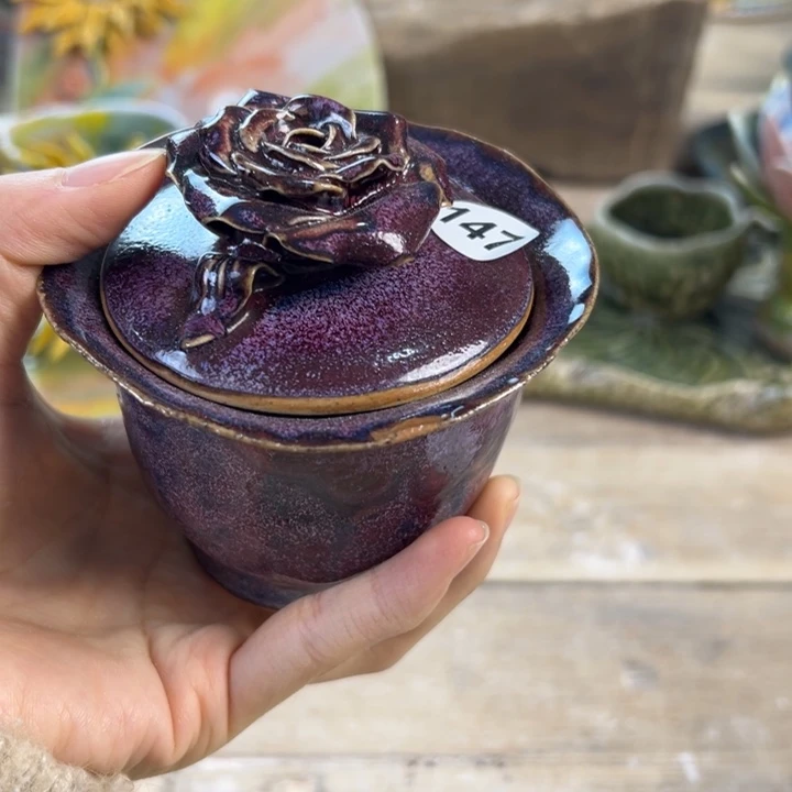 盘懿树日式手捏餐具茶具