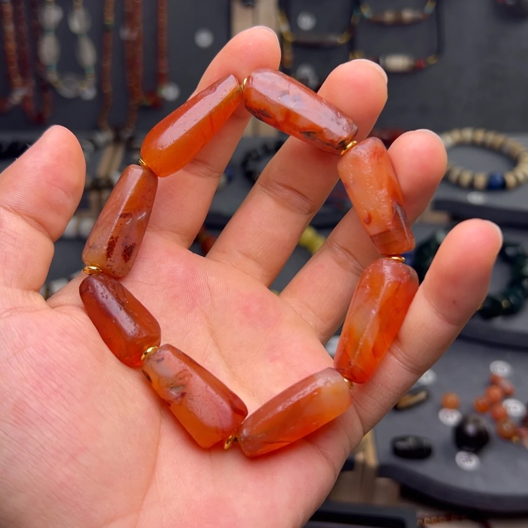 玛瑙/玉髓合金手链