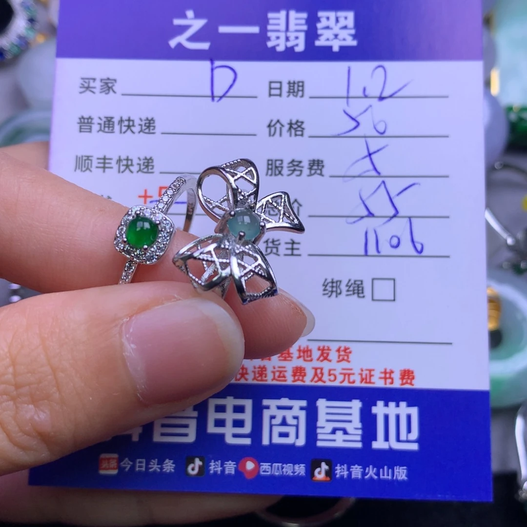 颈饰未镶嵌翡翠D****?