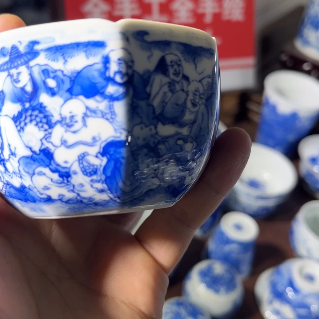 做***.杯子手工手绘的陶瓷的