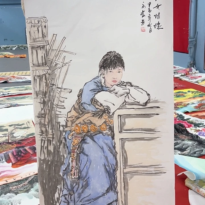 国画纯手绘作品欣赏作品