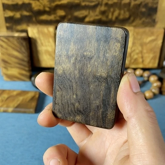 【闪购商品】蓝**日金丝楠阴沉木无事牌