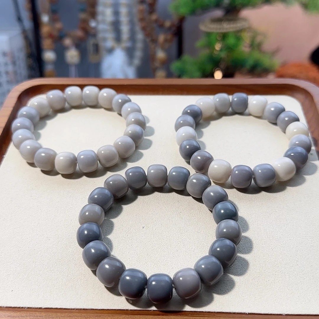 菩提根/象牙果吊坠鸢尾花