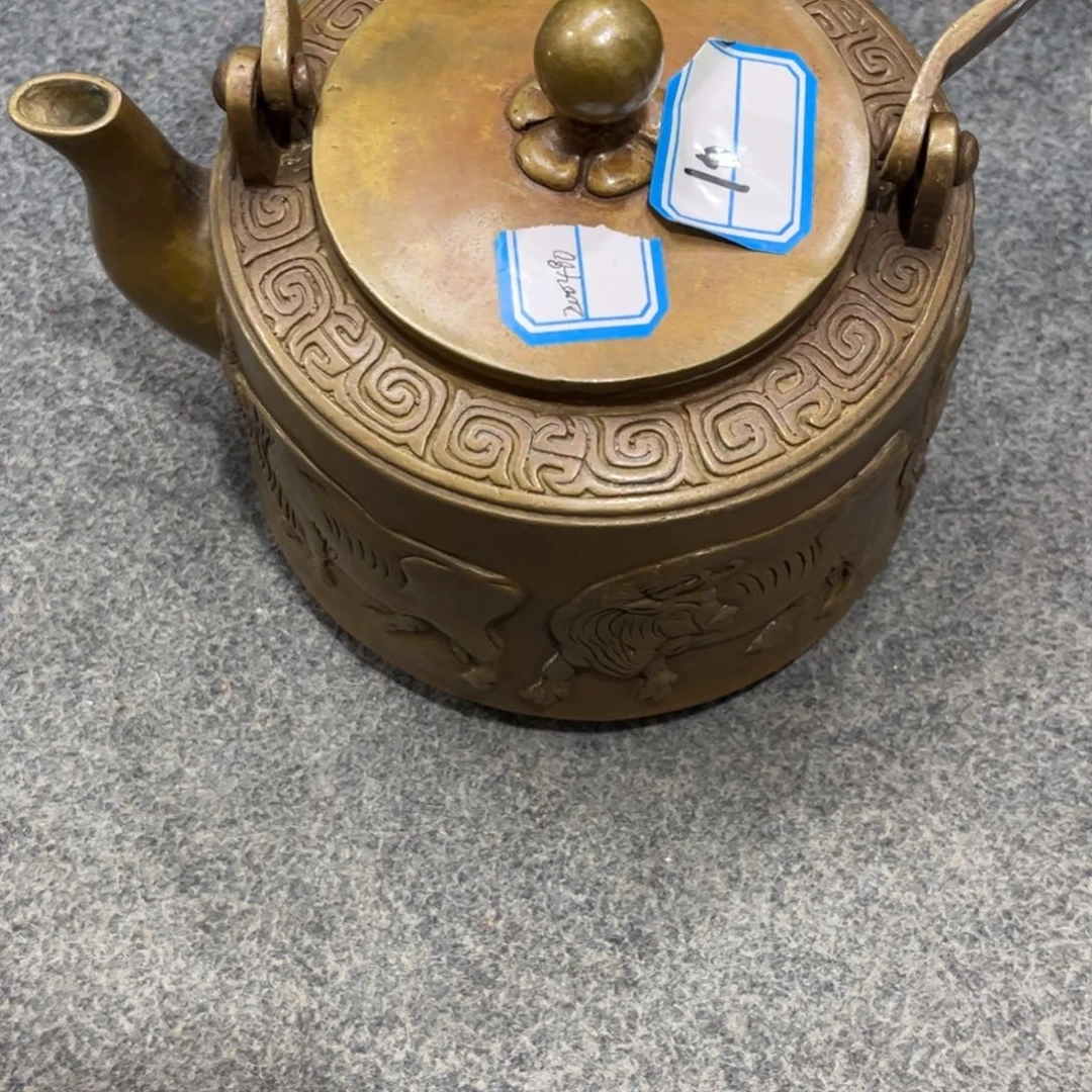 南***天木铜壶一个完整全品的