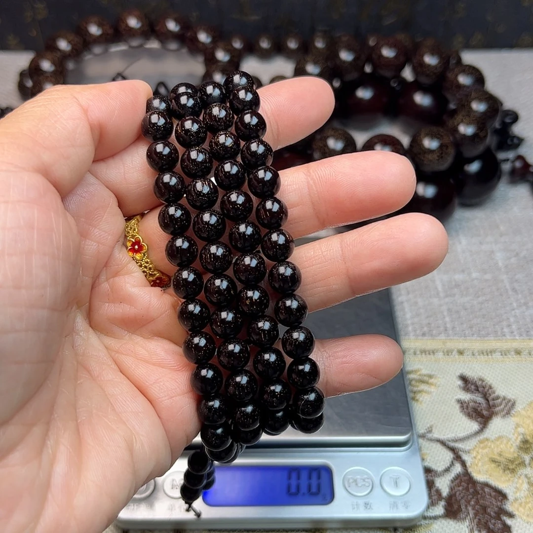 朵***朵檀香紫檀（小叶紫檀）0.7 108颗 爆星