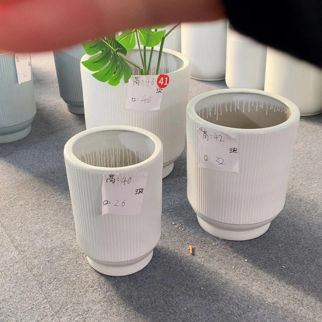 高温陶瓷花盆微瑕