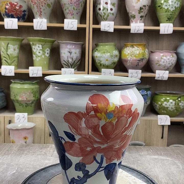 罐12xc景德镇陶瓷花盆