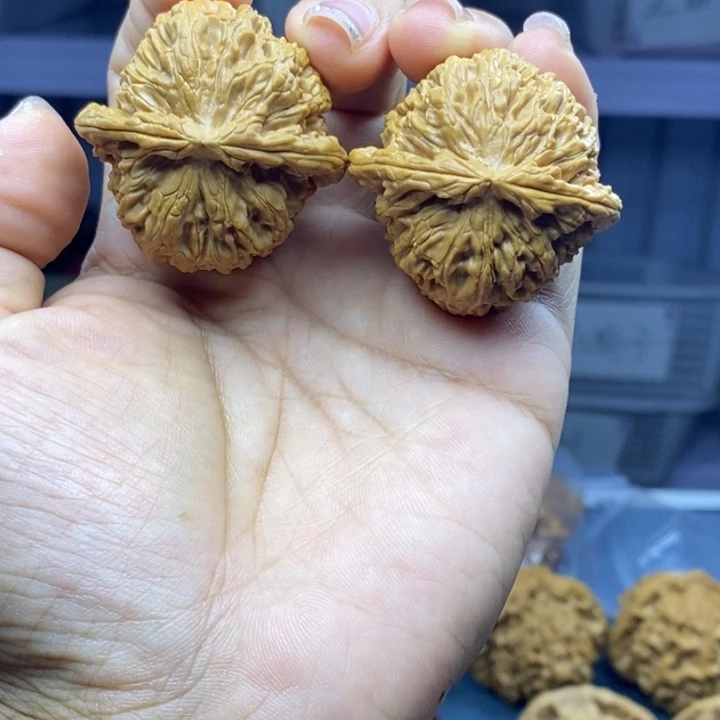 文玩核桃把件闪电23号，41白狮子