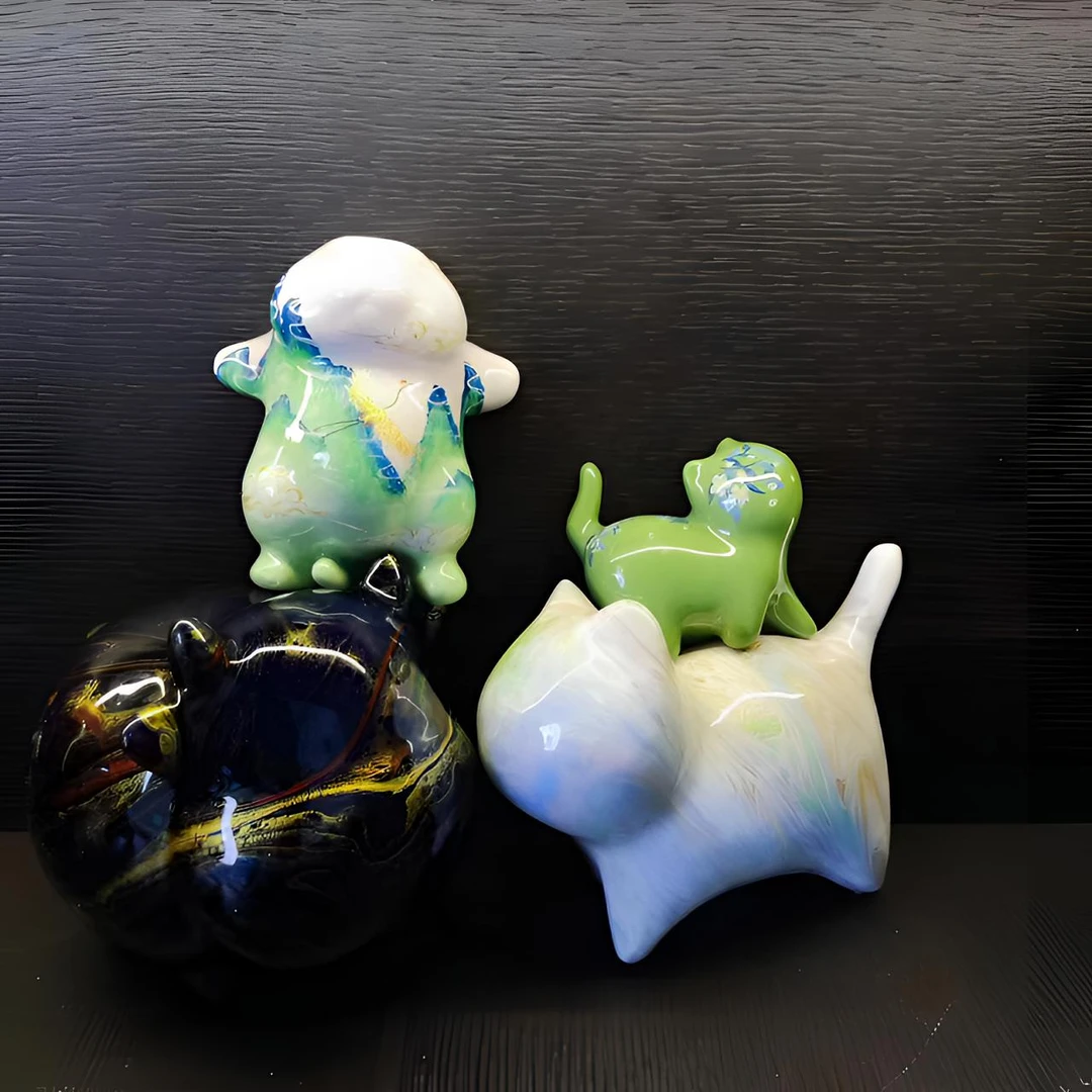 【单拍链接】{以直播为主}7公分檀木手工绘画设计艺术品