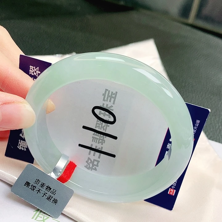 翡翠未镶嵌手镯缅甸天然a货翡翠手镯