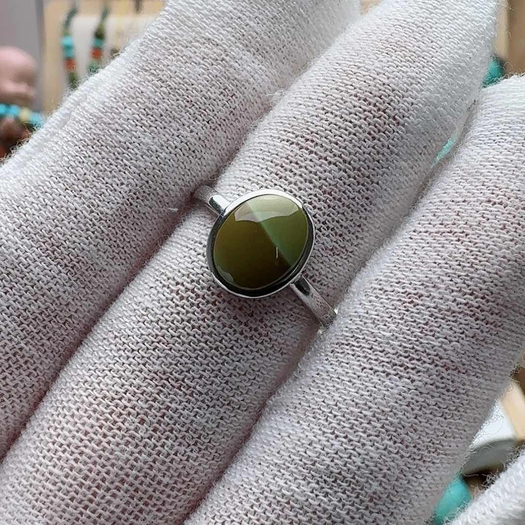 绿松石珠宝奇石银S925镶嵌