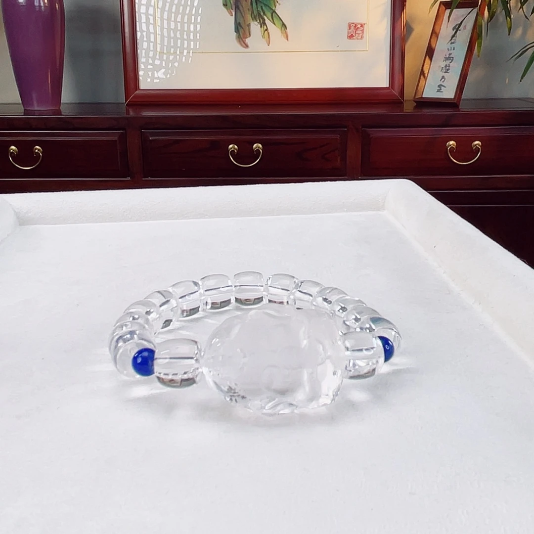 水晶手链未镶嵌水晶10.5
