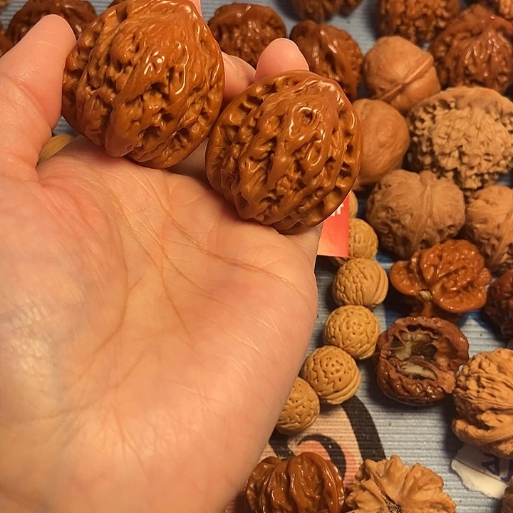 吊坠文玩核桃36虎头