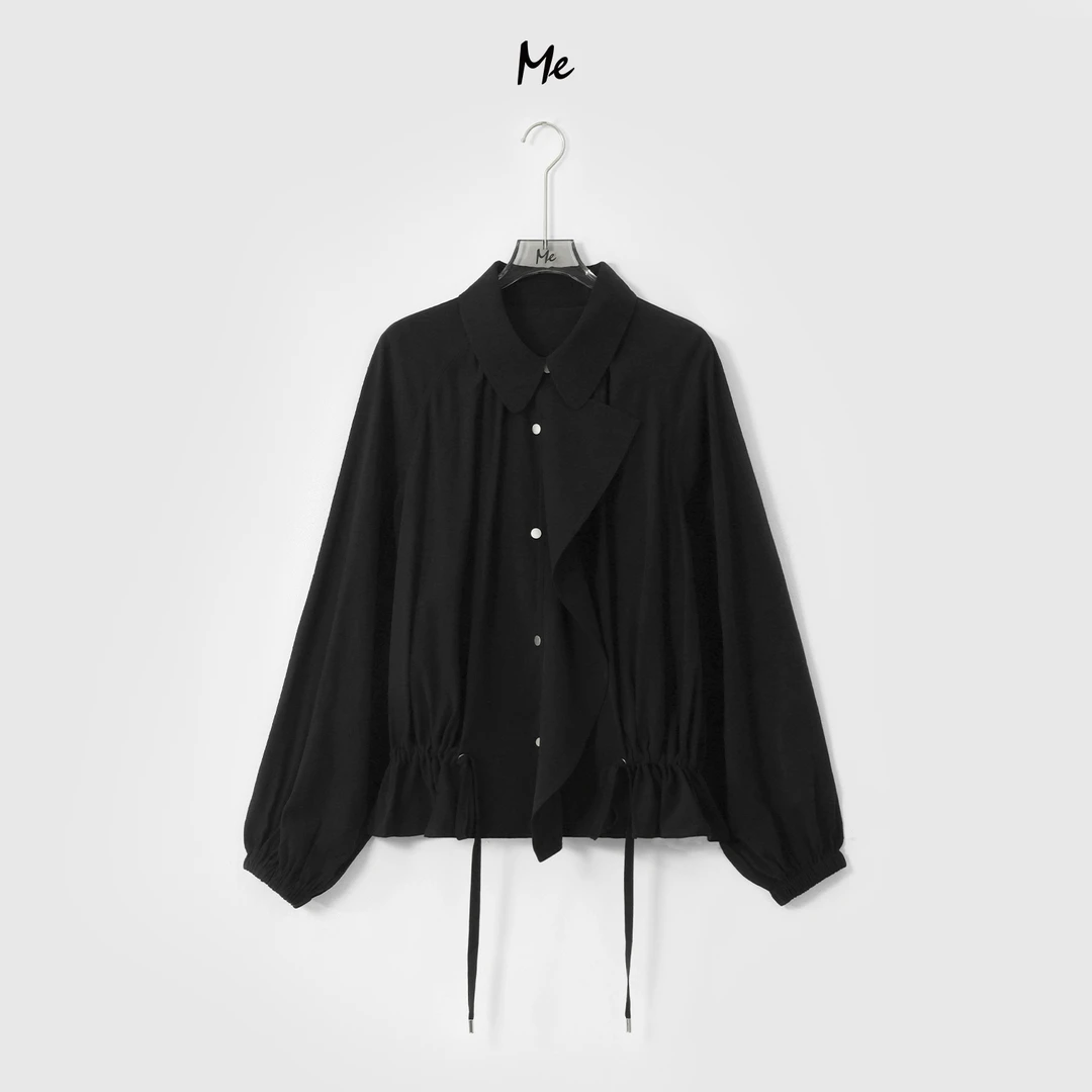 ME【花苞活页短风衣】天丝混纺经典显瘦百搭时尚老钱风外套MESA0056