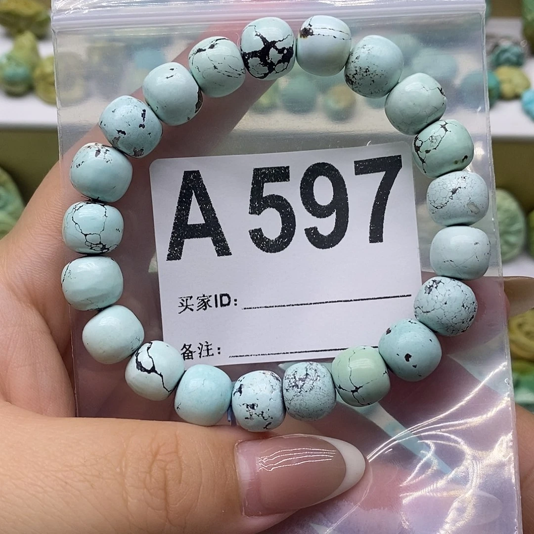 未镶嵌绿松石绿松石配饰定制