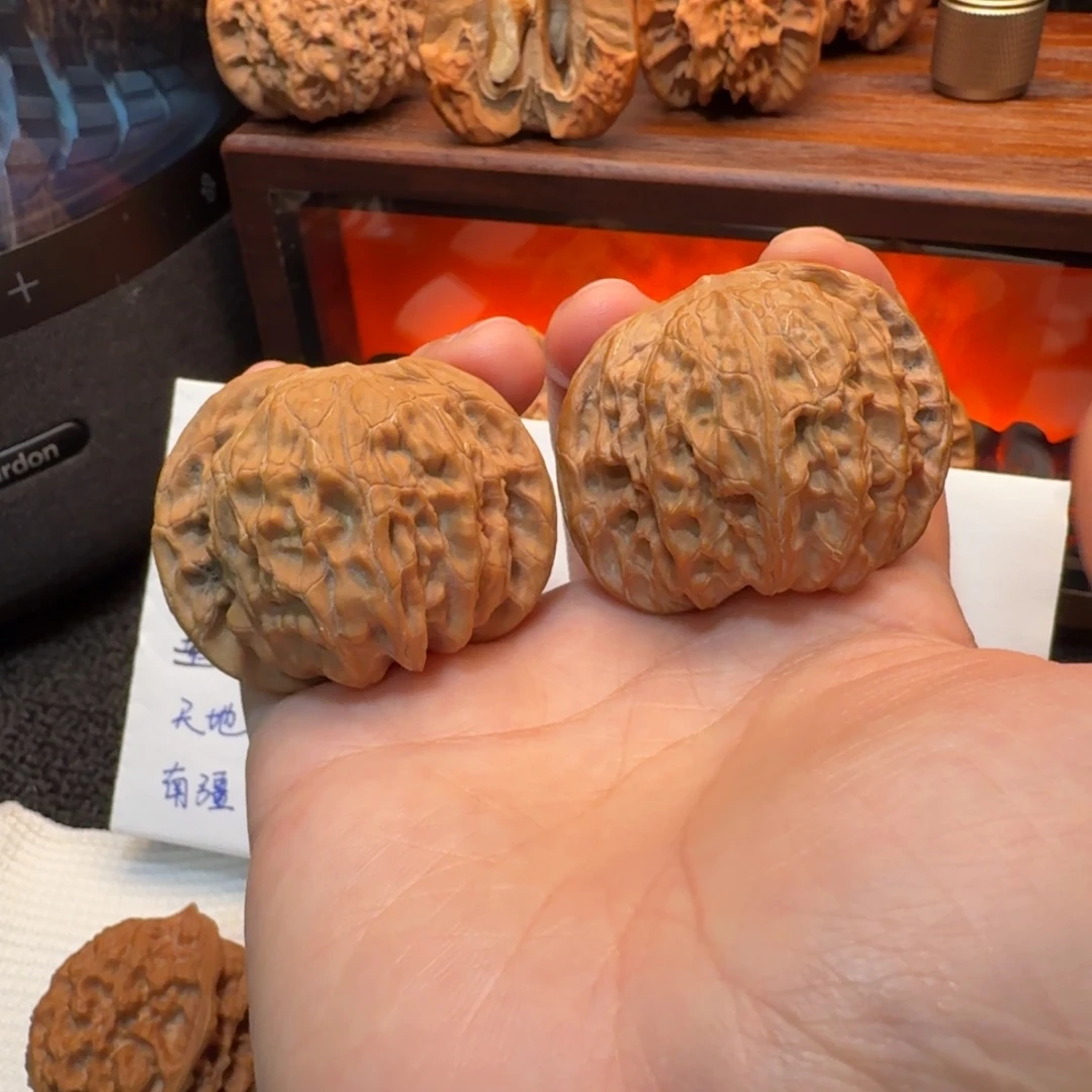 ?***"把件文玩核桃44磨盘