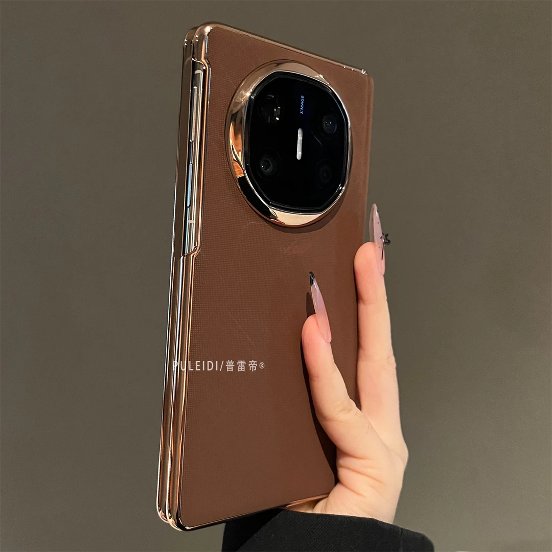 锦缎华章适用华为MateX6典藏版折叠屏手机壳MateX5磁吸中轴X3前框