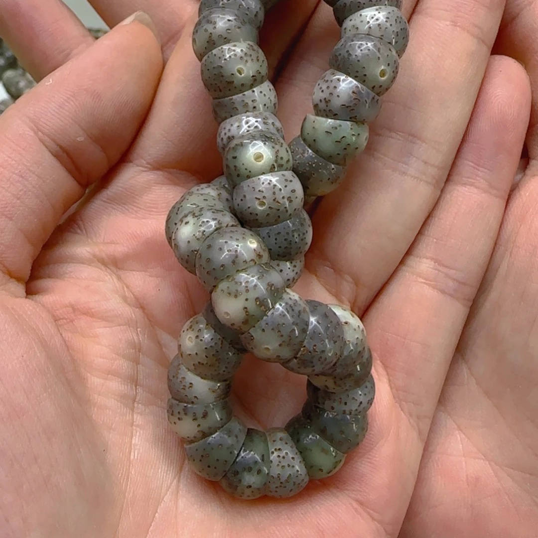 星月菩提手串20荣耀灰星月菩提1.0蒜瓣猪大肠单圈