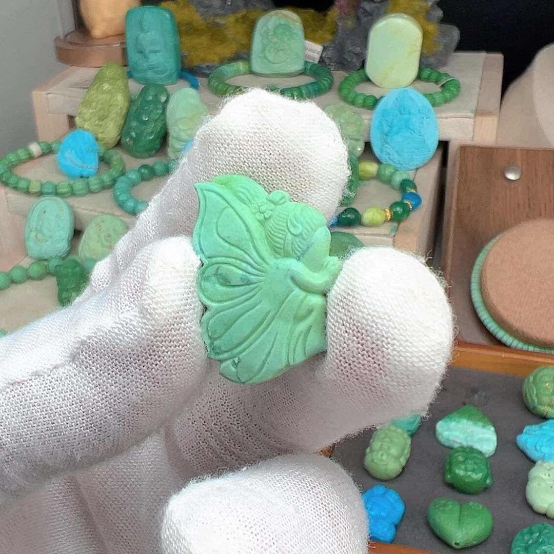 绿松石未镶嵌主播夏