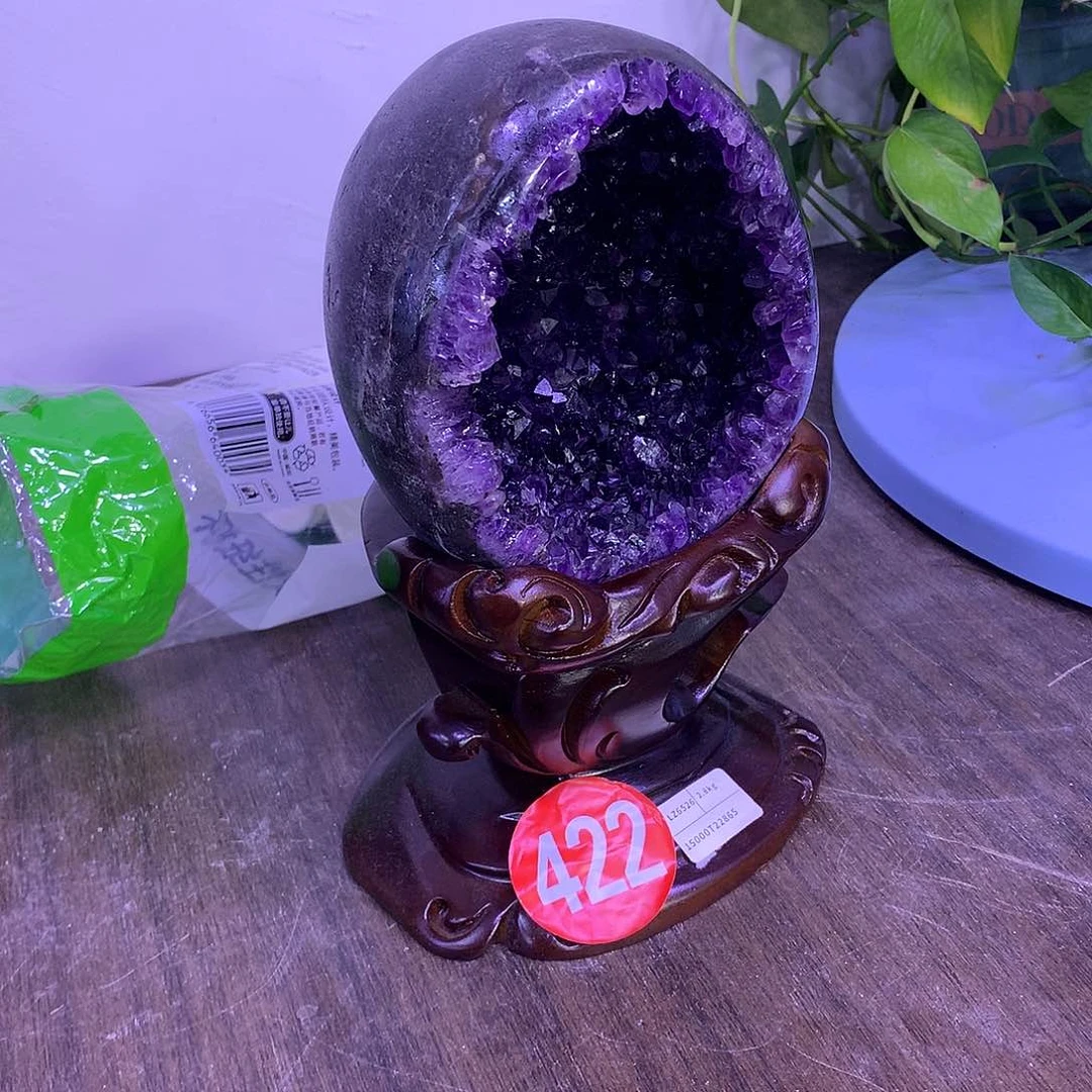 未镶嵌大型摆件（非配饰）紫晶于*