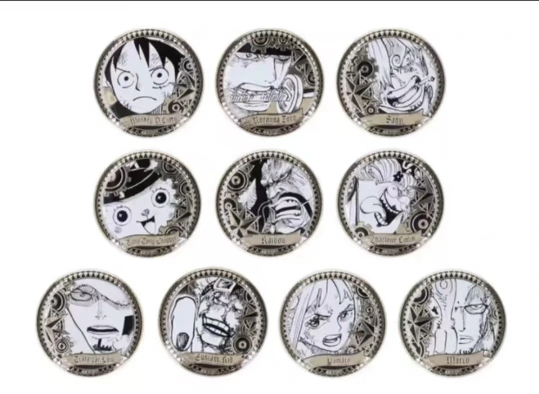 （沸羊羊代拆）海贼王原画雕金吧唧散池盲盒代拆