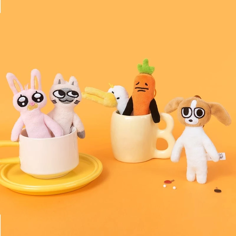 【X11】快闪同款 暹罗厘普被门挤了挂件搞怪周边配饰胡萝卜公仔礼物