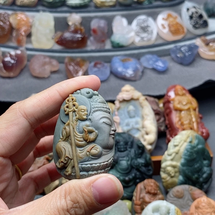 【闪购商品】未镶嵌吊坠定制石英质玉