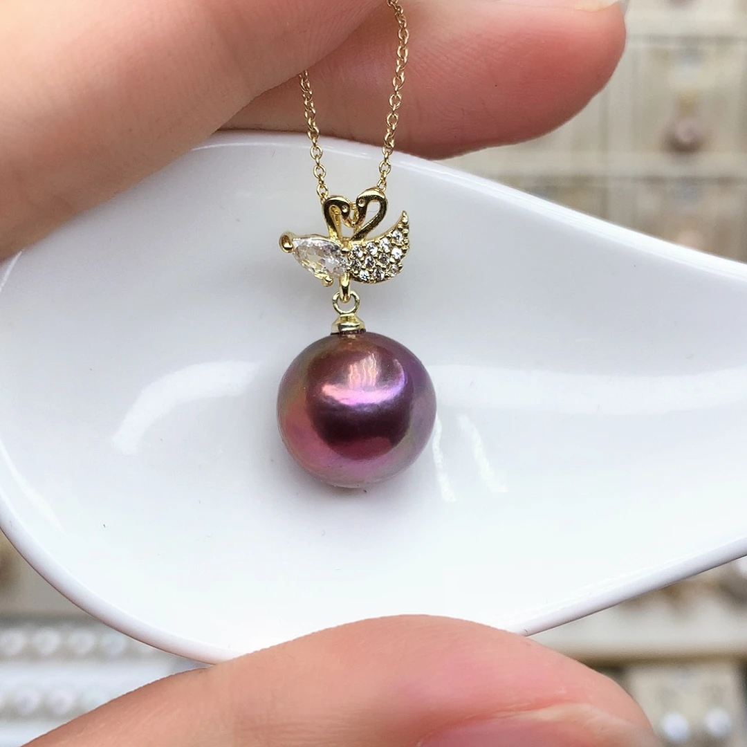 淡水珍珠颈饰合金