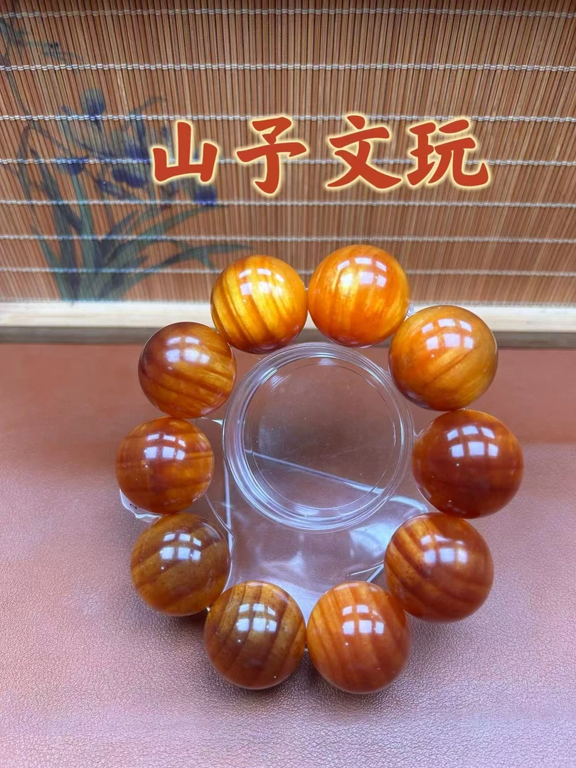 【椿野文玩】高端精品2.5 帝王血龙木手串【1485】