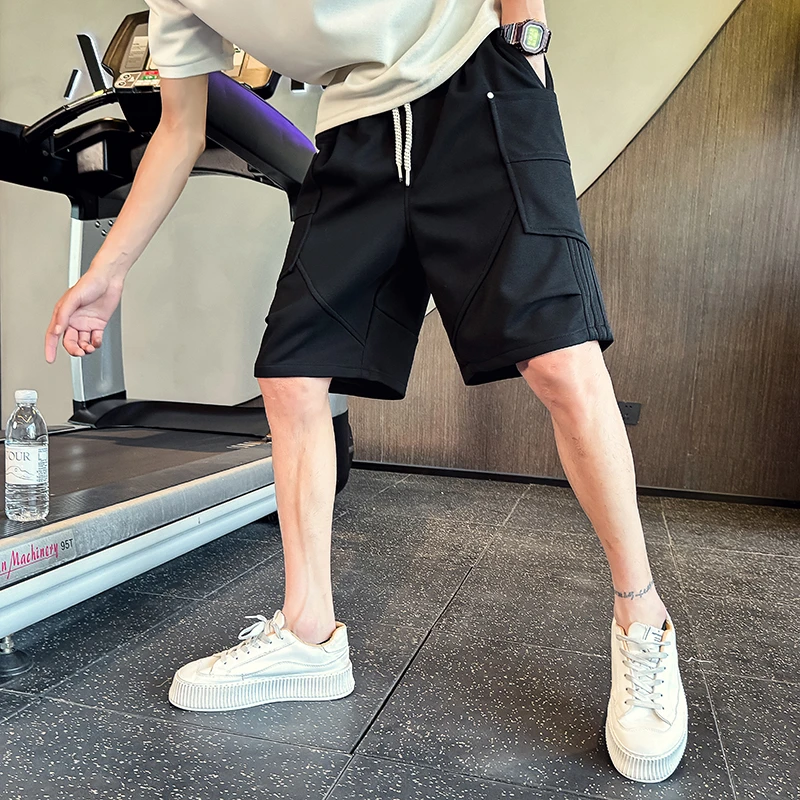 短裤男款夏季2025新款爆款夏天工装五分裤男装高级感痞帅潮男裤子