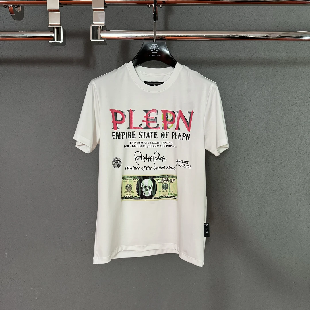 PLIPHPP PLEPN奢潮PP夏季 美金款 高定男士修身弹力短袖T恤衫1676