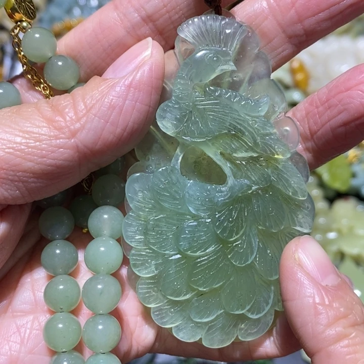 岫玉岫玉吊坠未镶嵌