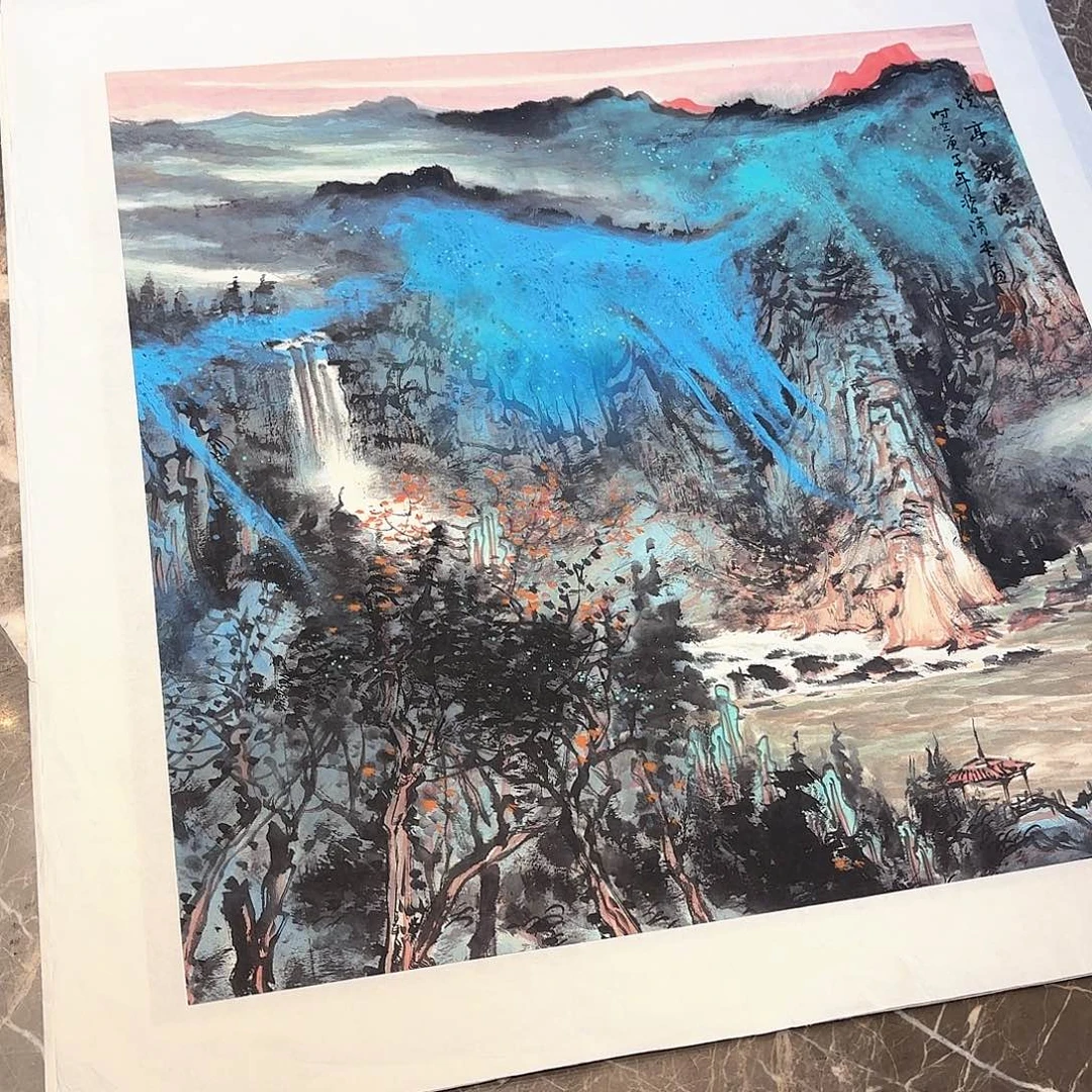 横款精品书画作品