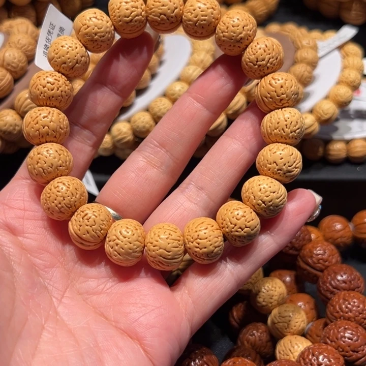 男***宾桃核手串3精品南瓜14尺寸