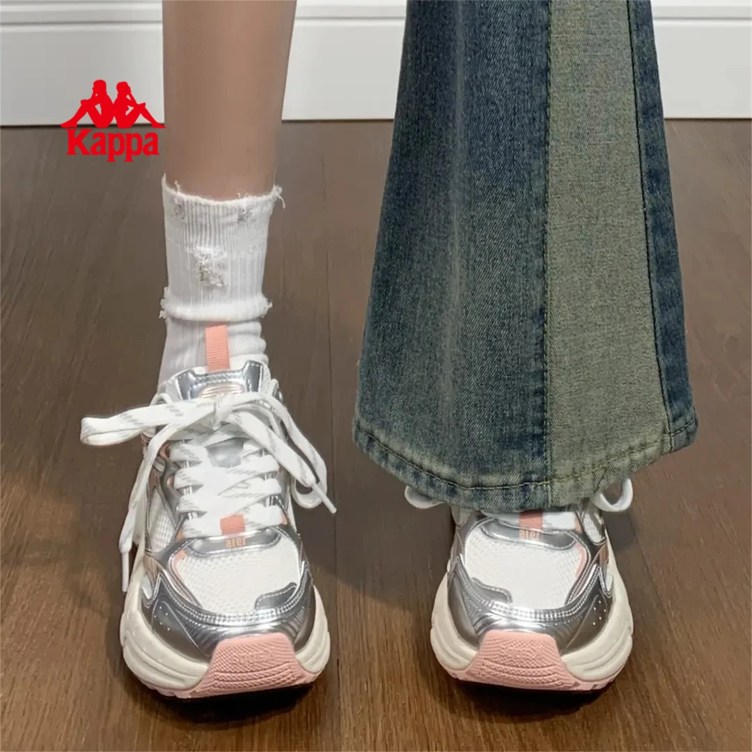 Kappa/卡帕氢轨女子老爹运动增高鞋夏季百搭潮流运动休闲鞋14CJ