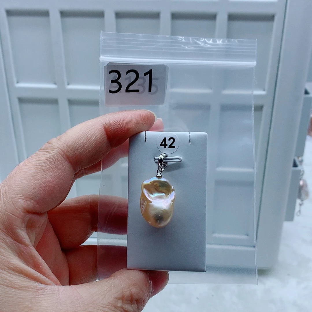 淡水珍珠吊坠(不含链)合金